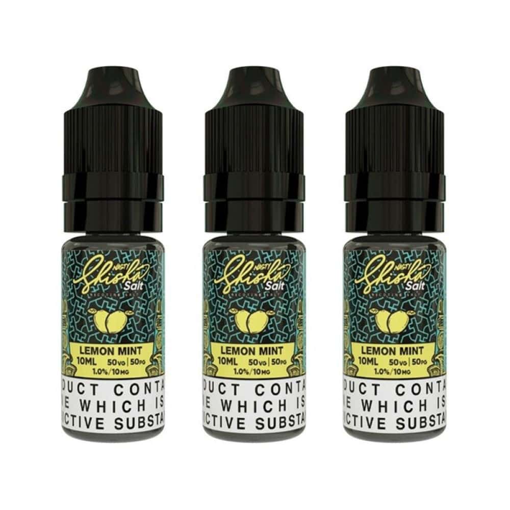 Lemon Mint Nic Salt E-Liquid by Nasty Shisha | Wolfvapes