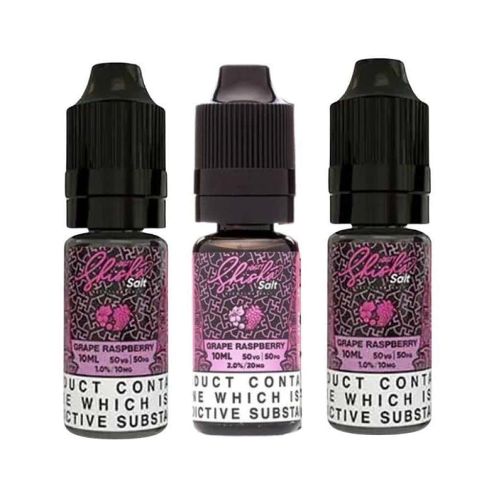 Grape Raspberry Nic Salt E-Liquid By Nasty Shisha Salt | 3 Pack 10ml | Wolfvapes