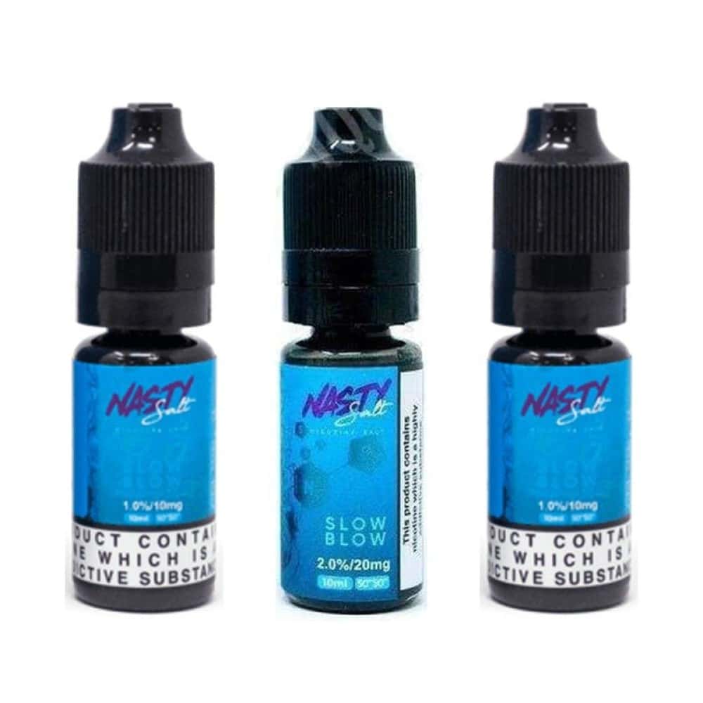Slow Blow Nic Salt E-liquid by Nasty Salts | 10ml | Wolfvapes
