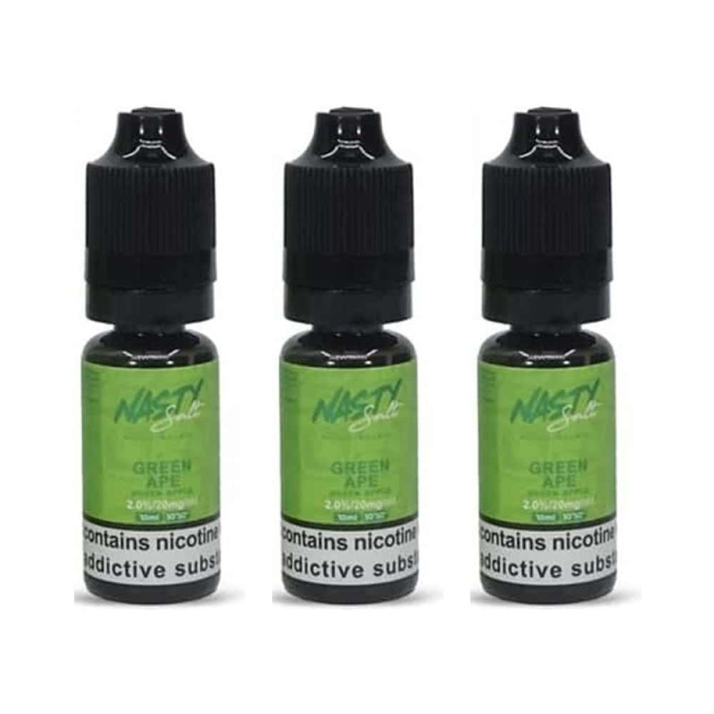 Green Ape Nic Salt E-Liquid by Nasty Salts | 10ml | Wolfvapes