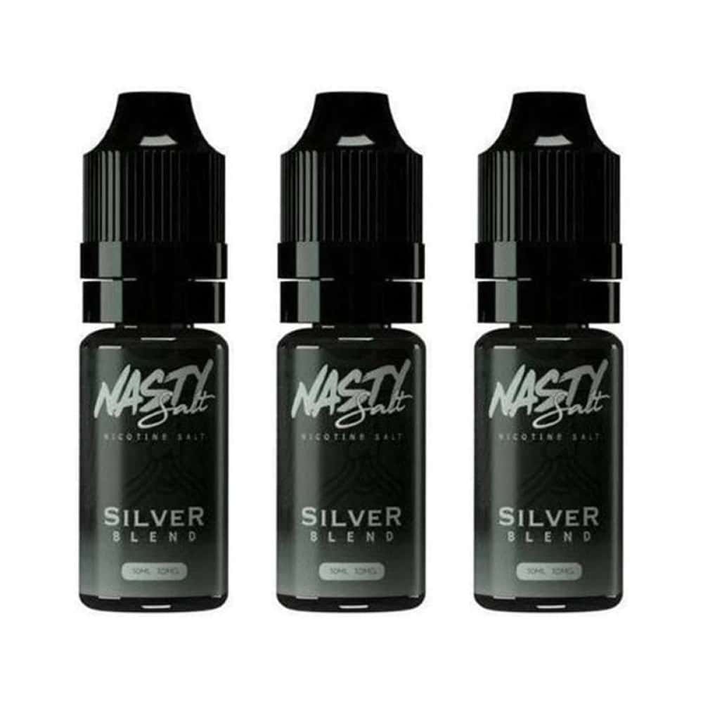 Silver Nic Salt E-liquid by Nasty Salts | 10ml | Wolfvapes