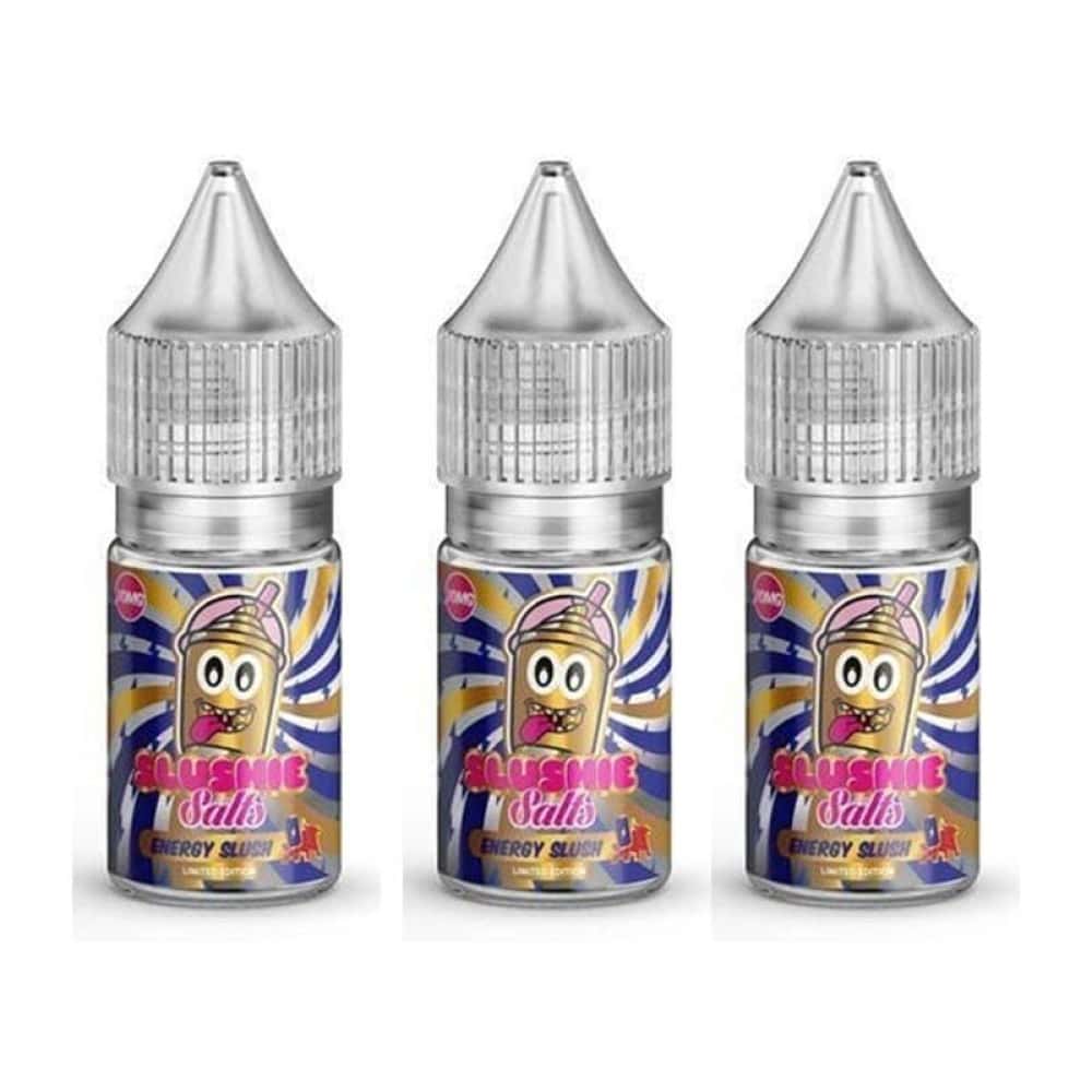 Red Energy Slush Nic Salt E Liquid 10ml By Slushie Salts | 3 Pack | Wolfvapes