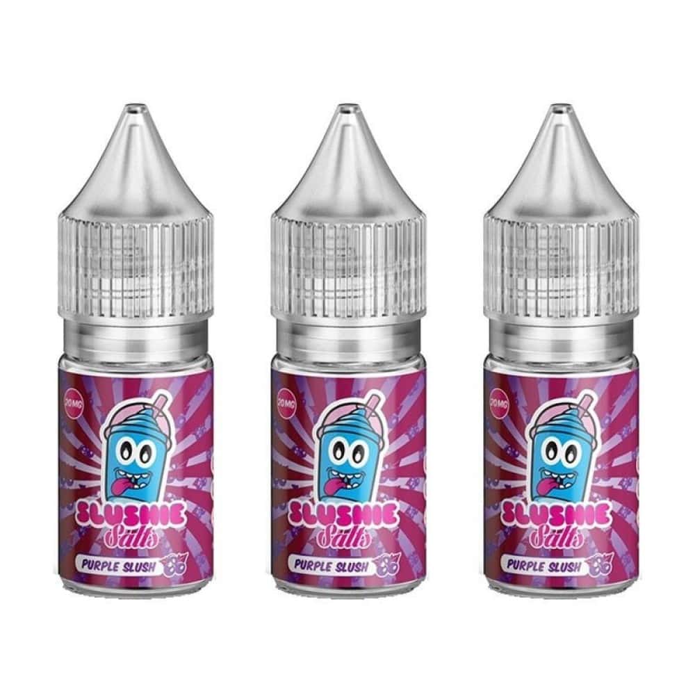Purple Slush Nic Salt E Liquid 10ml By Slushie Salts | 3 Pack | Wolfvapes