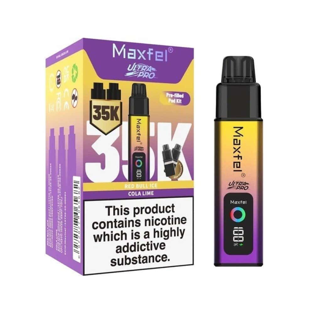 Maxfel Ultra Pro 35k Prefilled Pod Vape Kit Box of 5