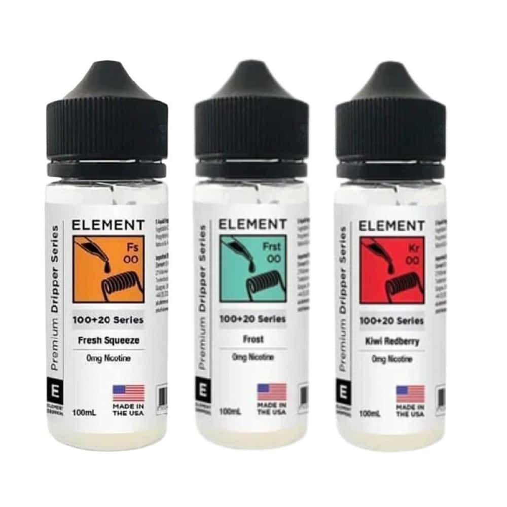 Element Dripper Series Shortfills 100ml | 0mg | Wolfvapes