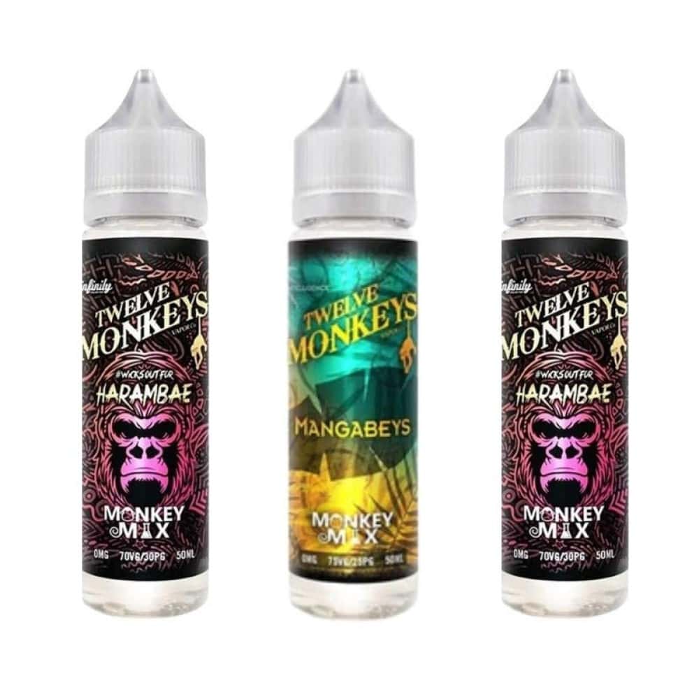 Twelve Monkeys Shortfill E-Liquid | 50ml | Wolfvapes