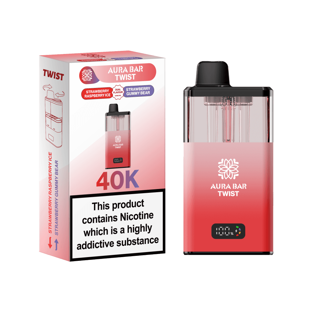 Aura Bar Twist 40k Prefilled Pod Vape Kit