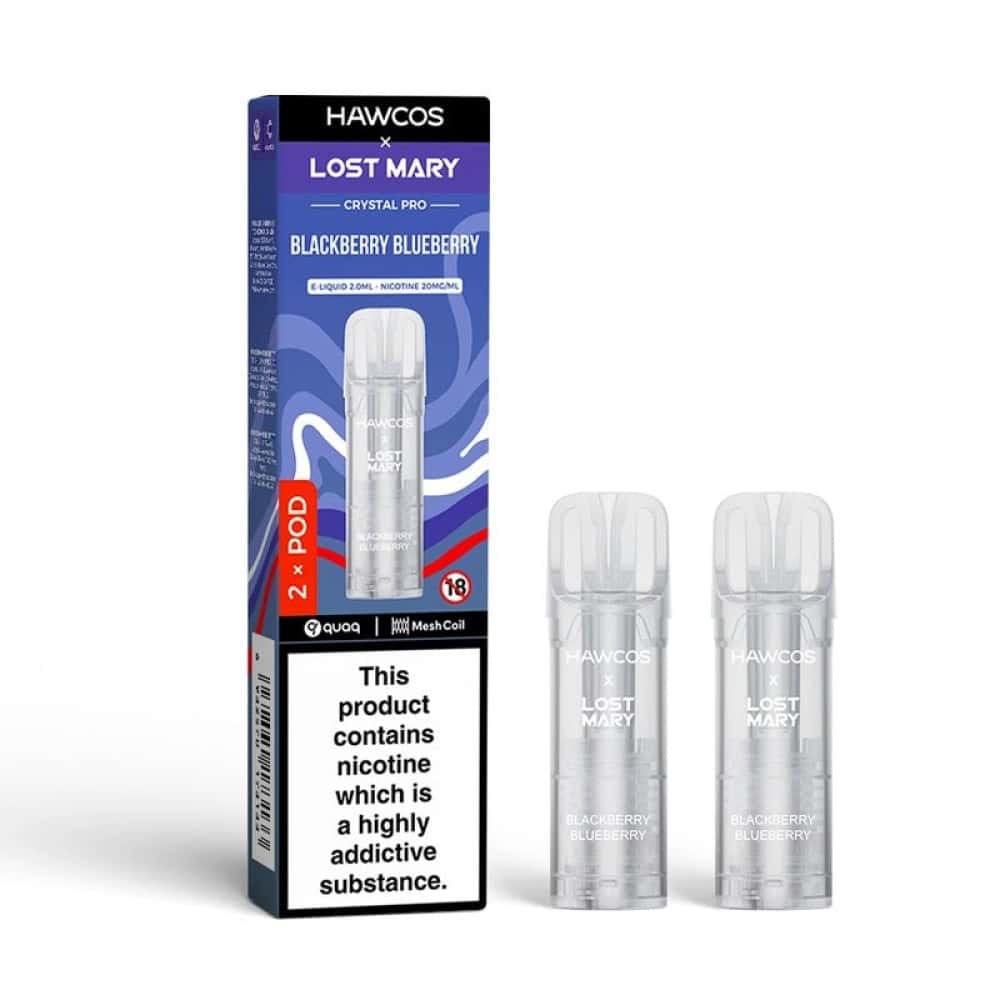 Hawcos x Lost Mary Crystal Pro Prefilled Pods - Pack of 2