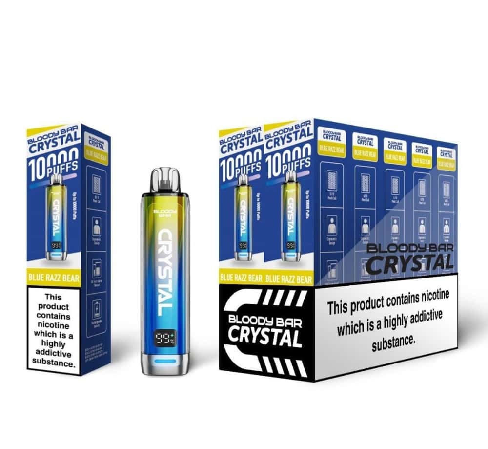 Bloody Bar Crystal 10k Prefilled Pod Vape Kit - Pack of 10