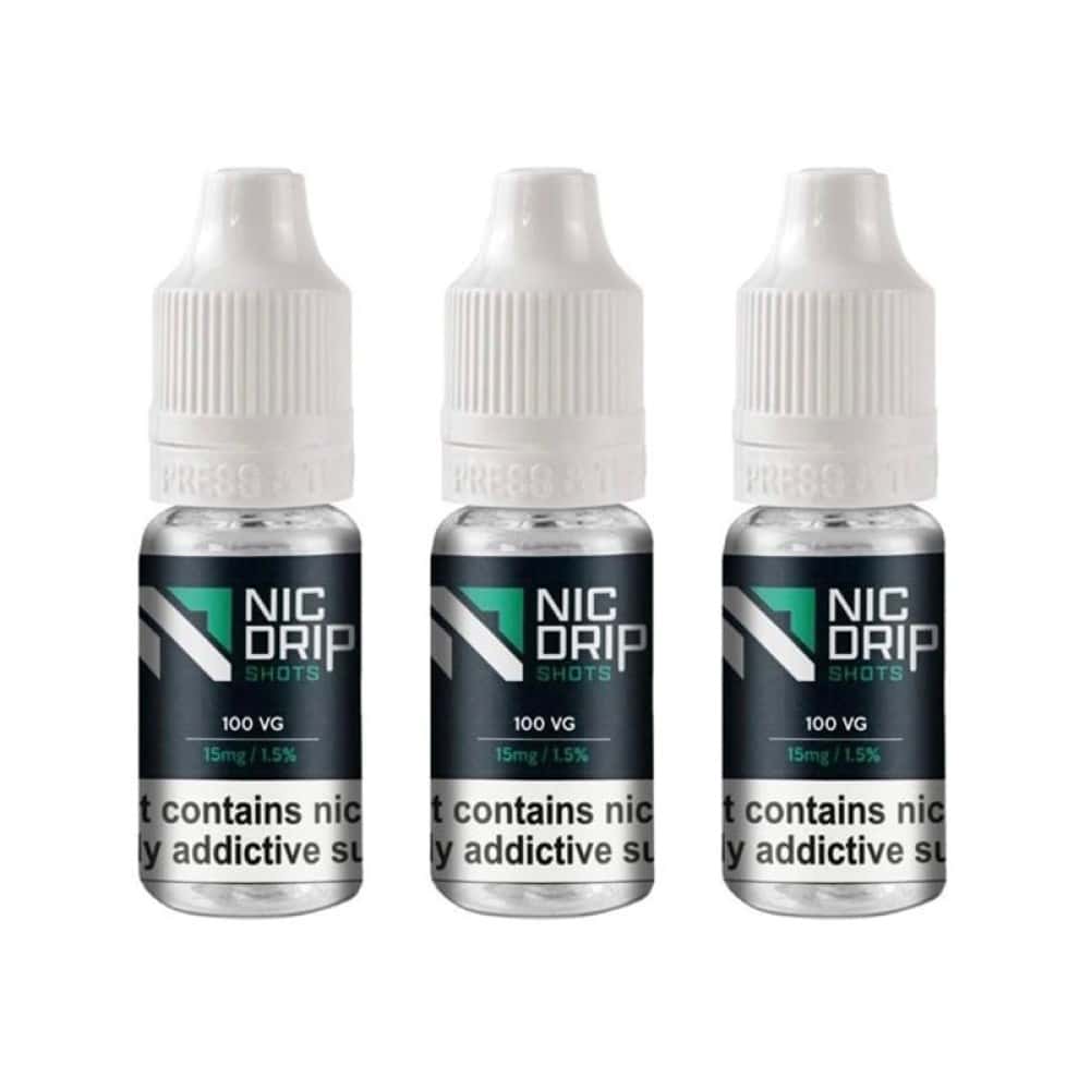 NIC DRIP - 100VG - 15MG - NICOTINE SHOT