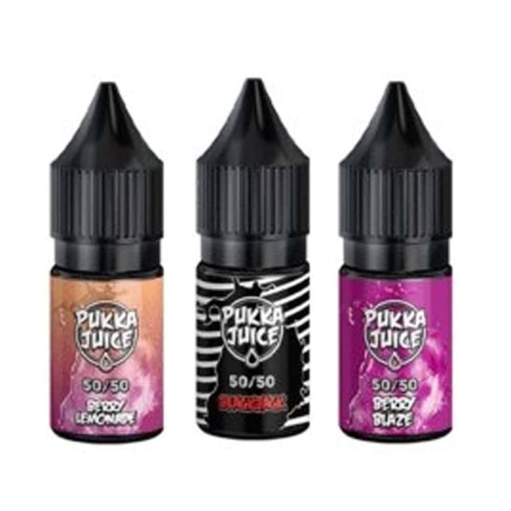 Pukka 50/50 10ML Eliquid - Pack of 10