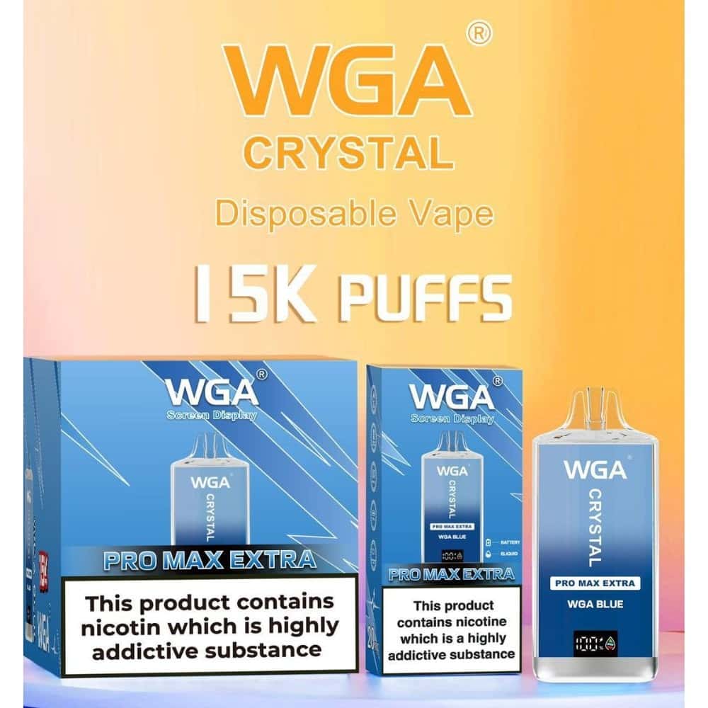 WGA Crystal Pro Max Extra 15000 Prefilled Vape Kit