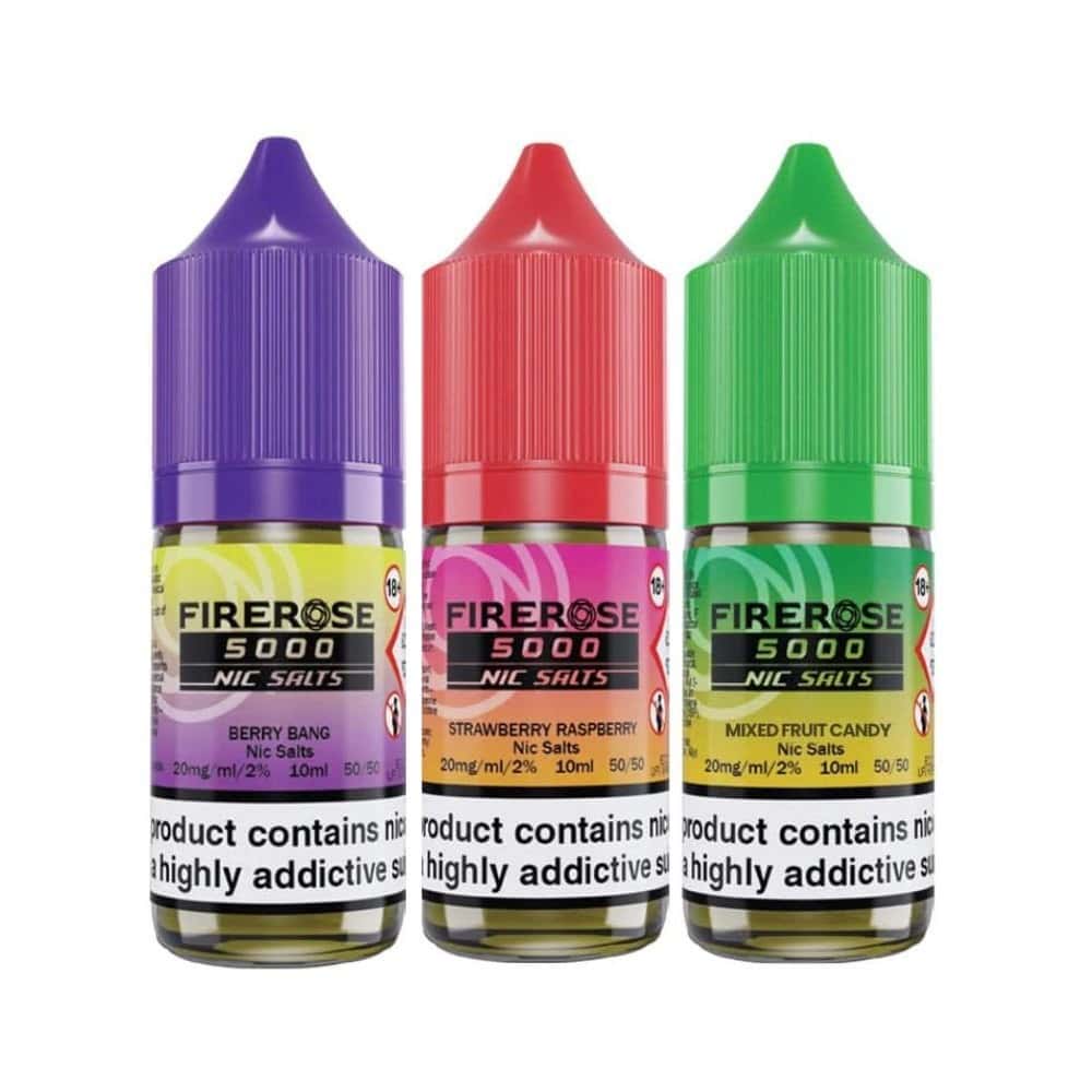 Elux Firerose 5000 Nic Salt E-Liquid 10ml - Box of 10