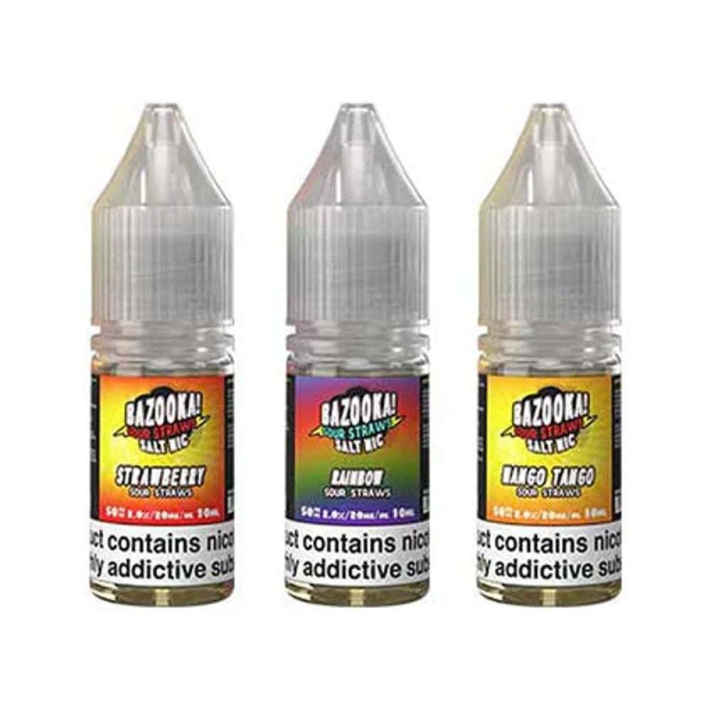 Bazooka Sour Straws 10ml Nic Salt