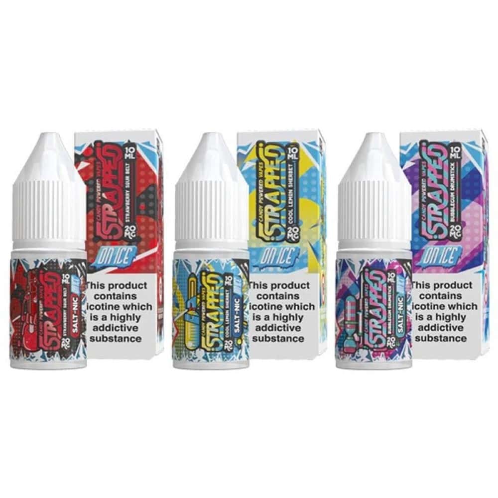 Strapped On Ice 10ML Nic Salt - Pack of 10