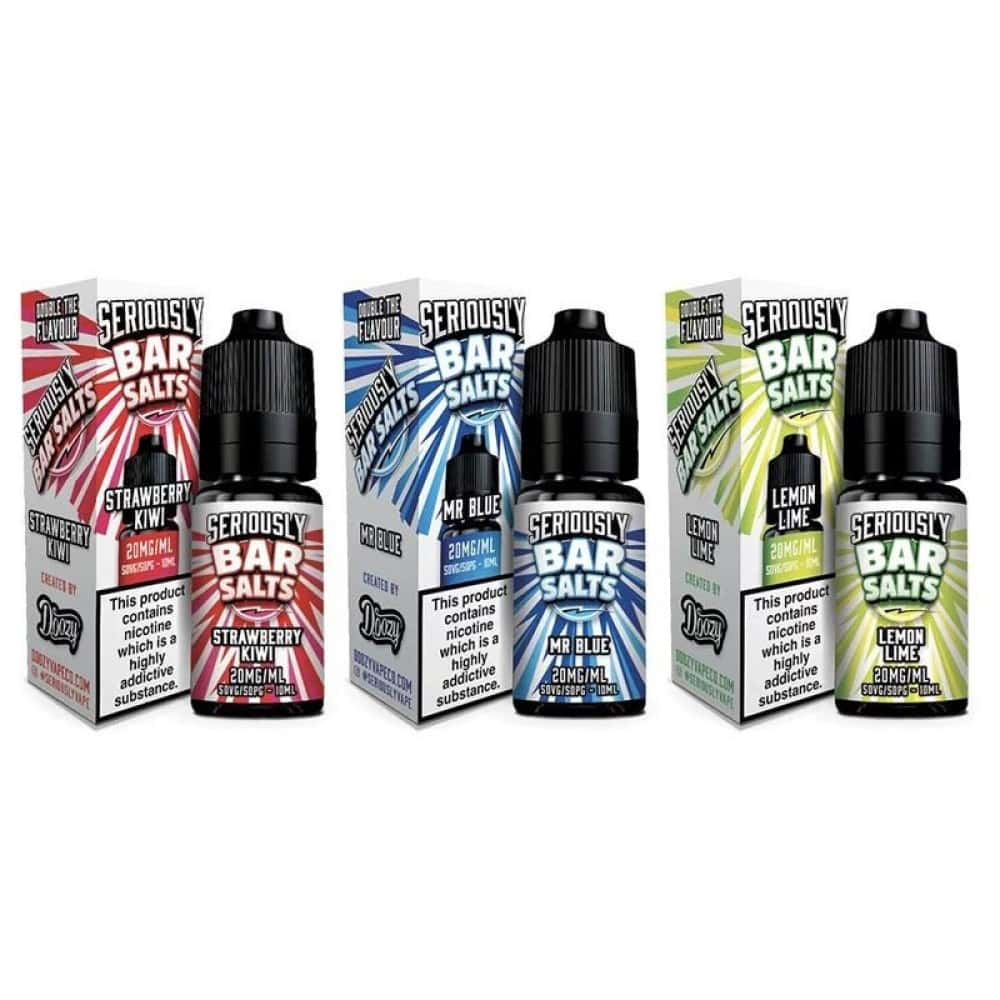 Seriously Bar Salt E-liquids Nic Salts-10ml- Box of 10