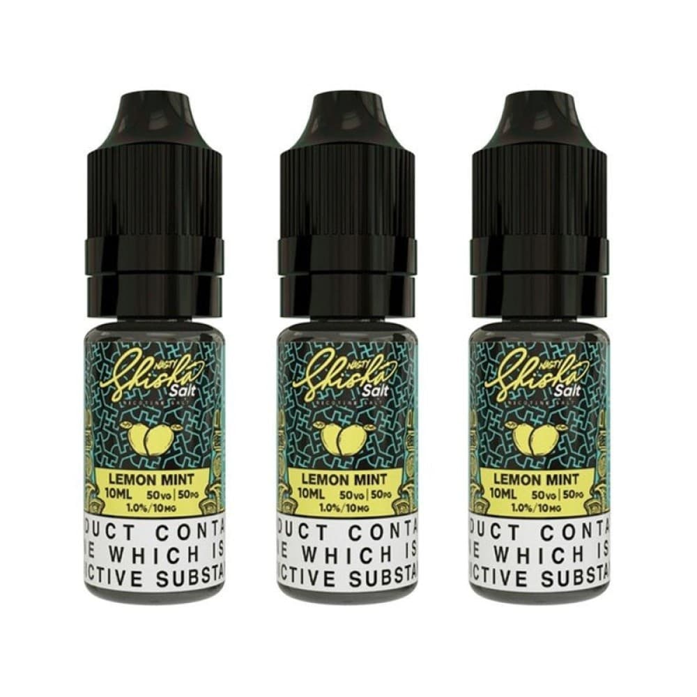 Lemon Mint Nic Salt E-Liquid by Nasty Shisha | Wolfvapes