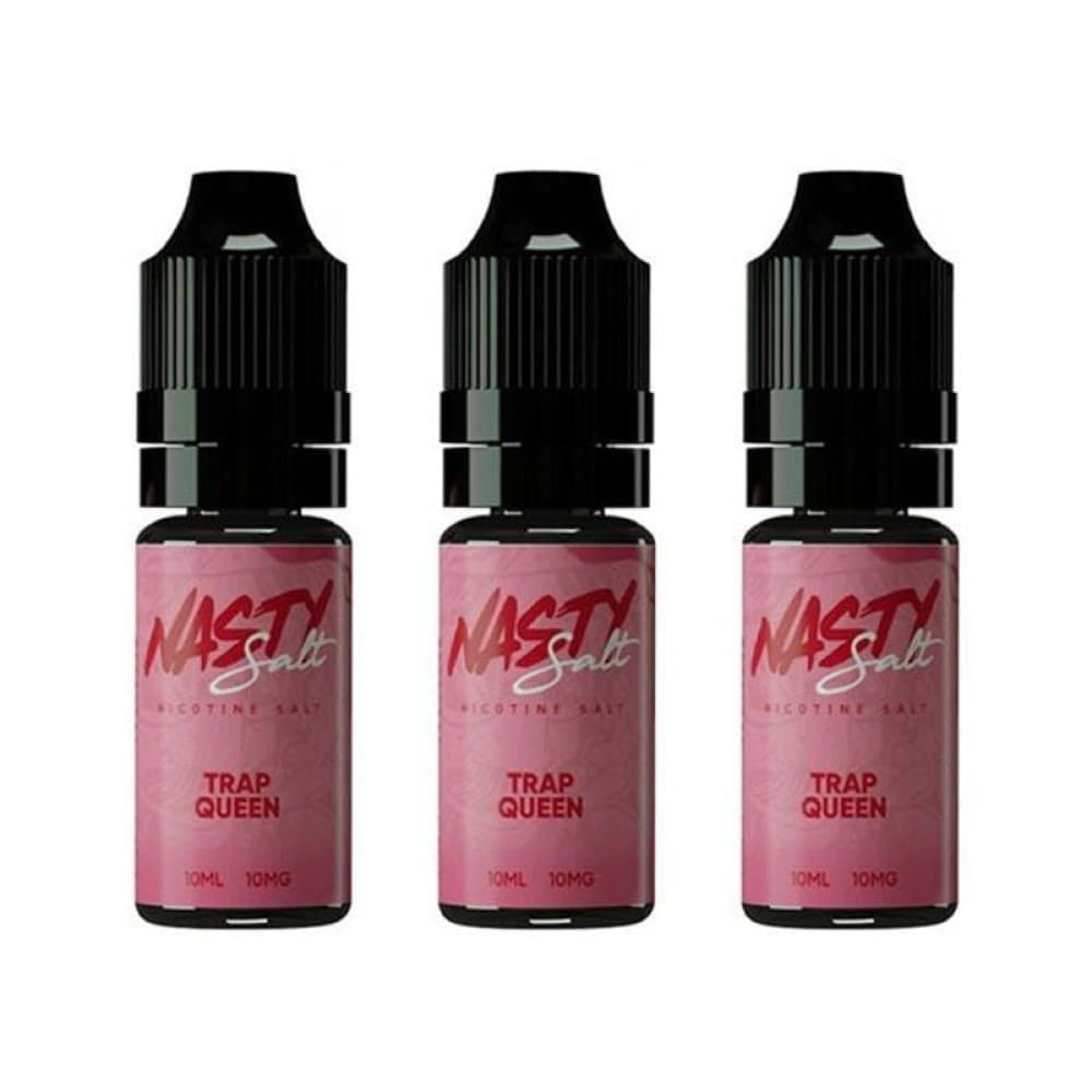 Trap Queen Nic Salt E-liquid by Nasty Salts | 3 Pack 10ml | Wolfvapes