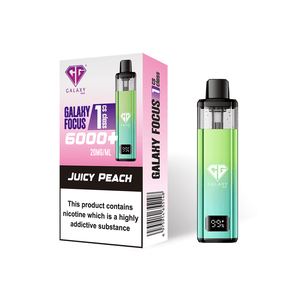 Crystal Galaxy Focus 6000 Vape Kit Box of 5