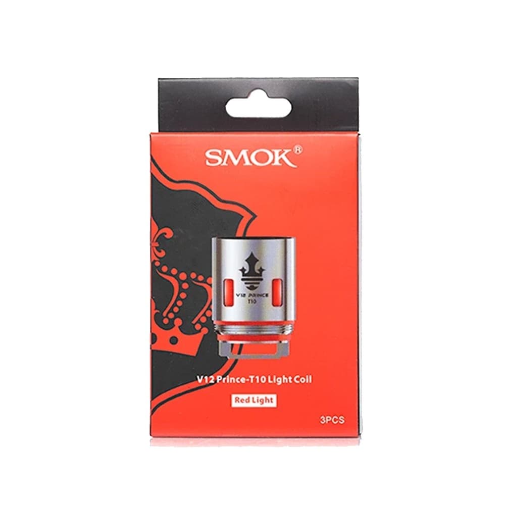 SMOK V12 Prince T10 Red Light Coils | 3 Pack | Wolfvapes