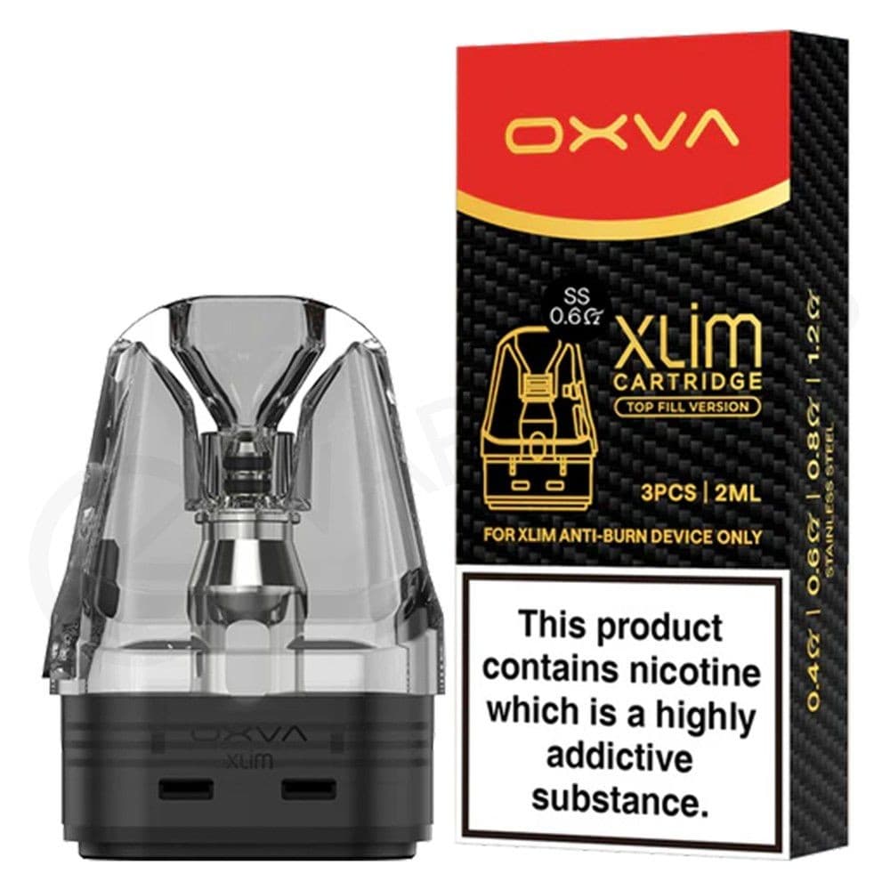 Oxva Xlim Pro Stainless Steel Version Replacement Pods Pack of 3