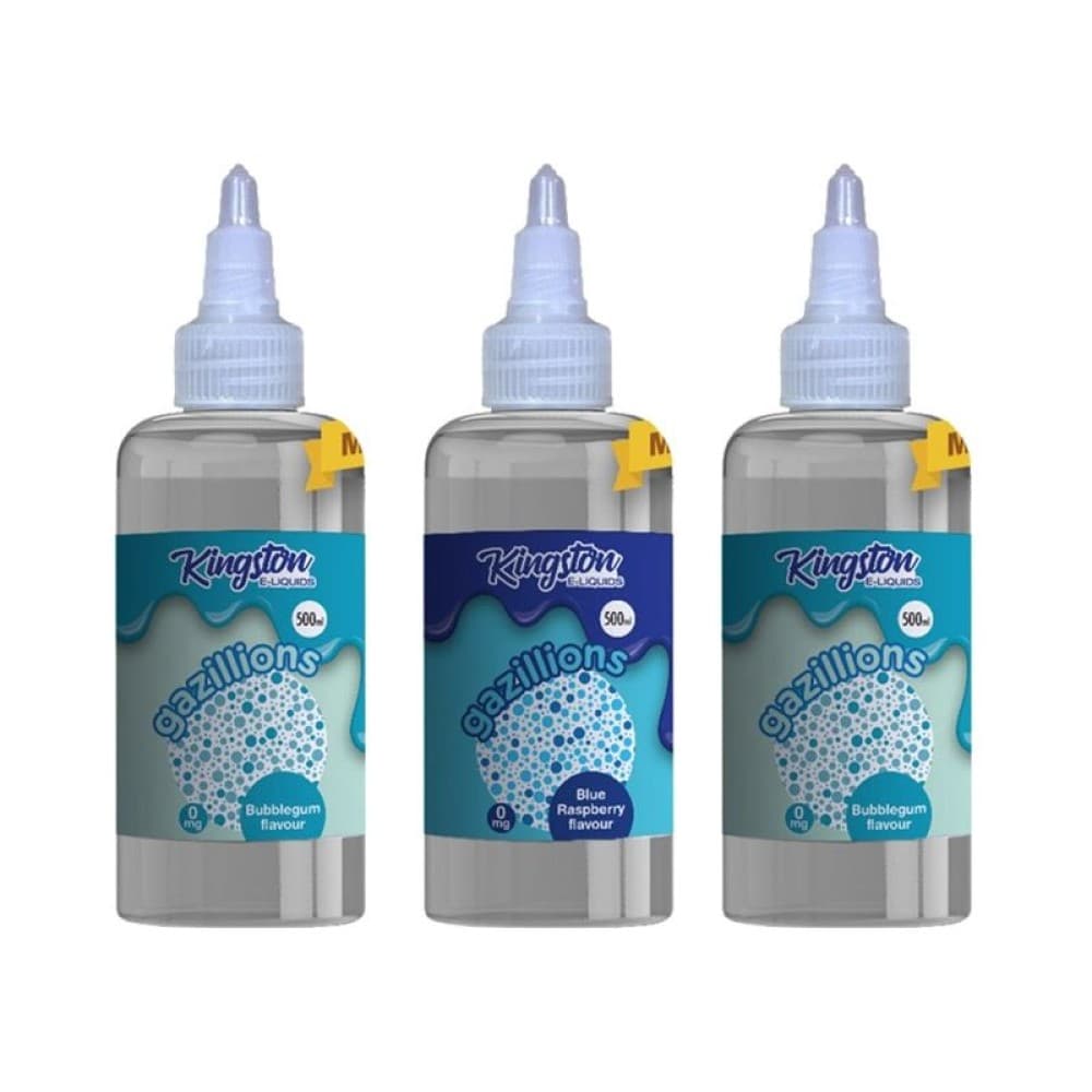 Kingston E-liquids Gazllions 500ml Shortfill