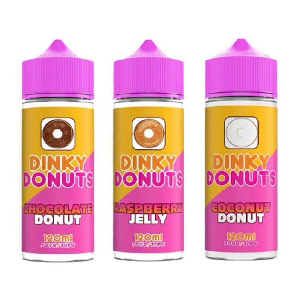 Dinky Donuts Shortfill 100ml E-Liquid | 0mg | Wolfvapes