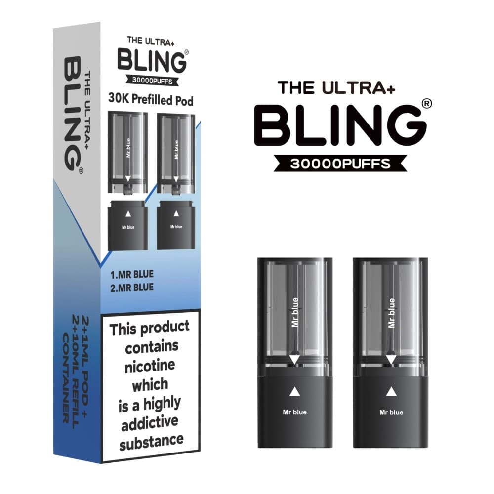  Mr Blue The Bling Ultra Plus 30k Replacement Pods