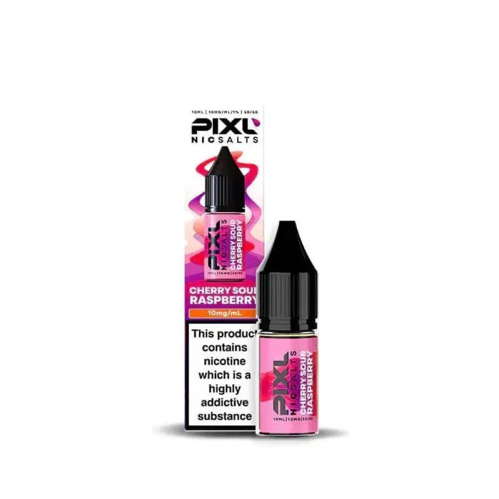  Cherry Sour Raspberry / 10mg PIXL Nic Salt 10ml E-Liquids Box of 10