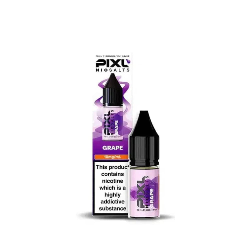  Grape / 10mg PIXL Nic Salt 10ml E-Liquids Box of 10
