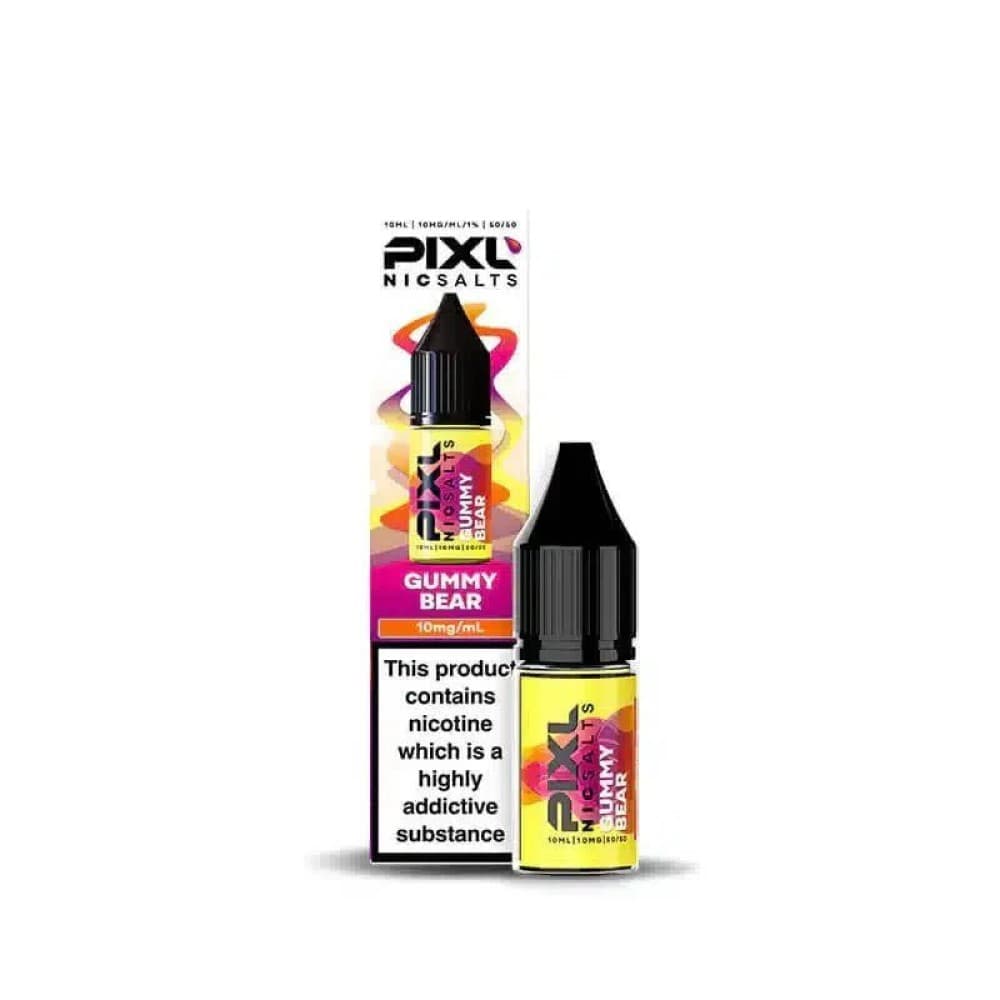  Gummy Bear / 10mg PIXL Nic Salt 10ml E-Liquids Box of 10