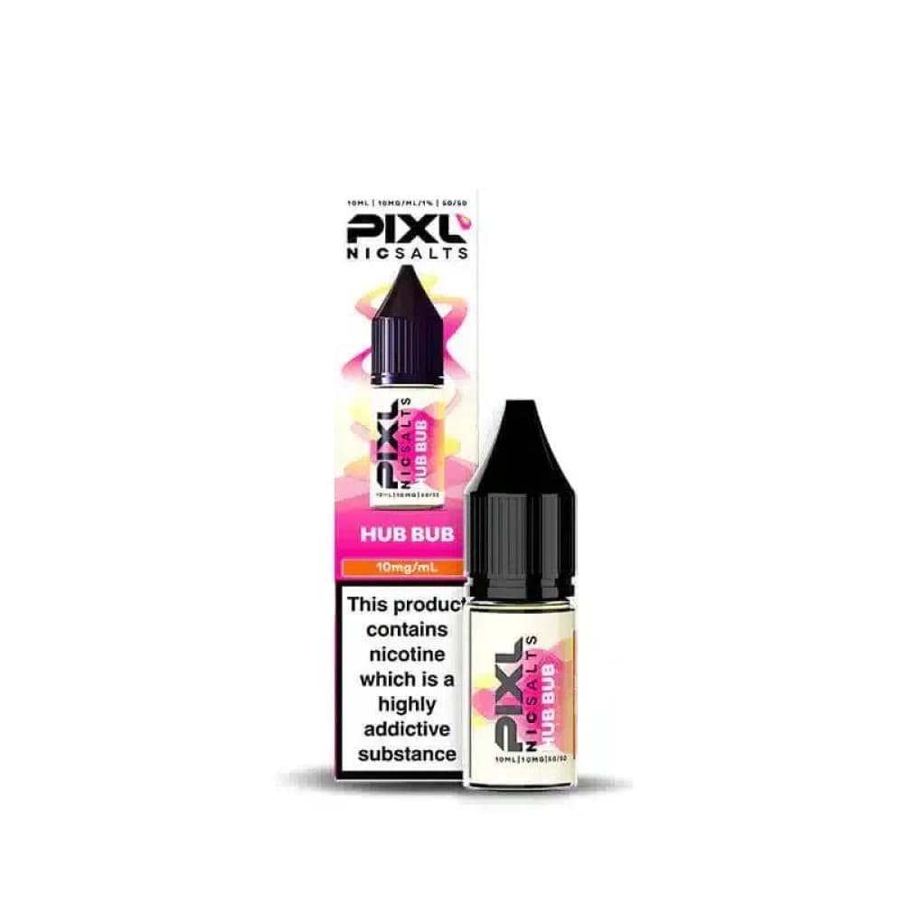  Hub Bub / 10mg PIXL Nic Salt 10ml E-Liquids Box of 10