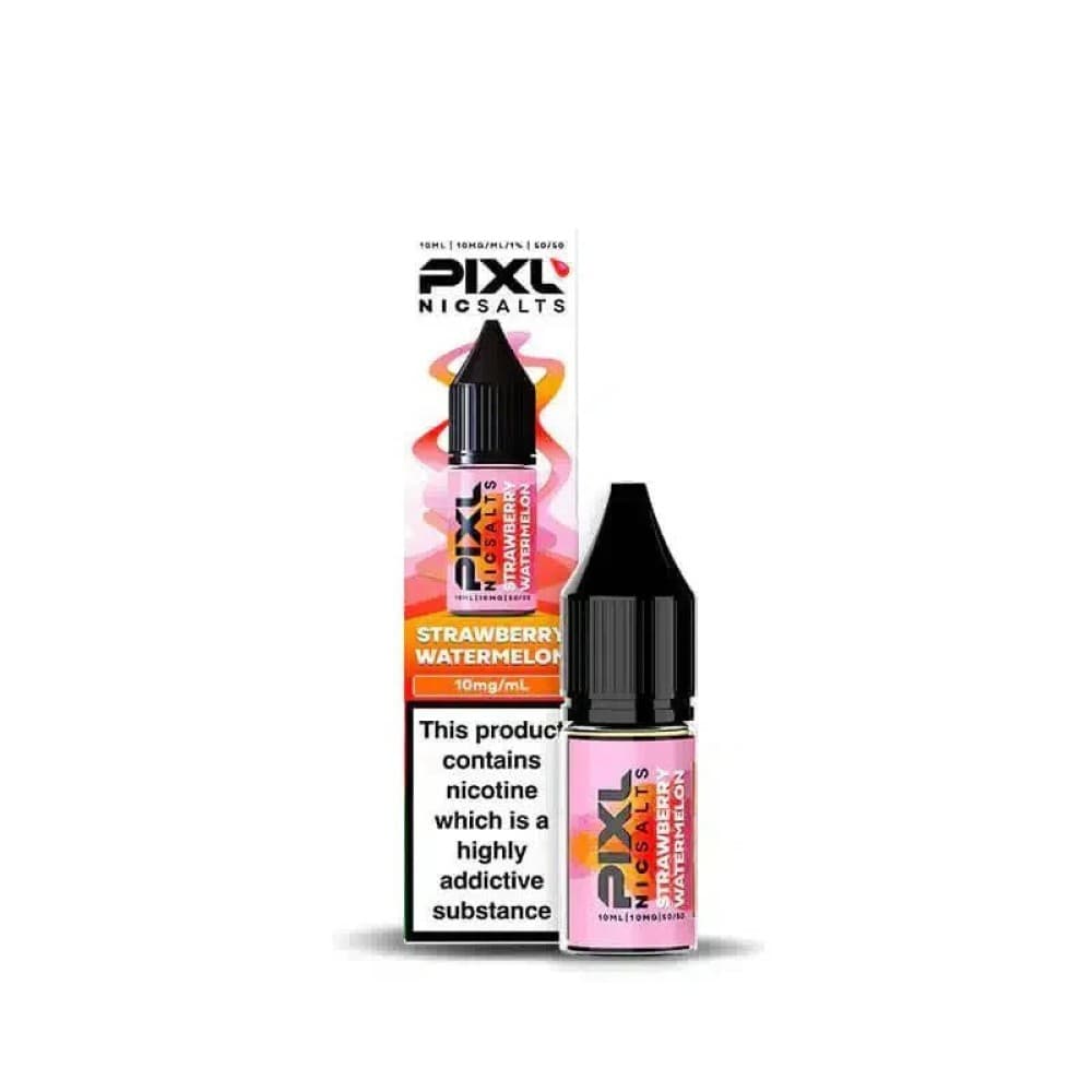  Strawberry Watermelon / 10mg PIXL Nic Salt 10ml E-Liquids Box of 10