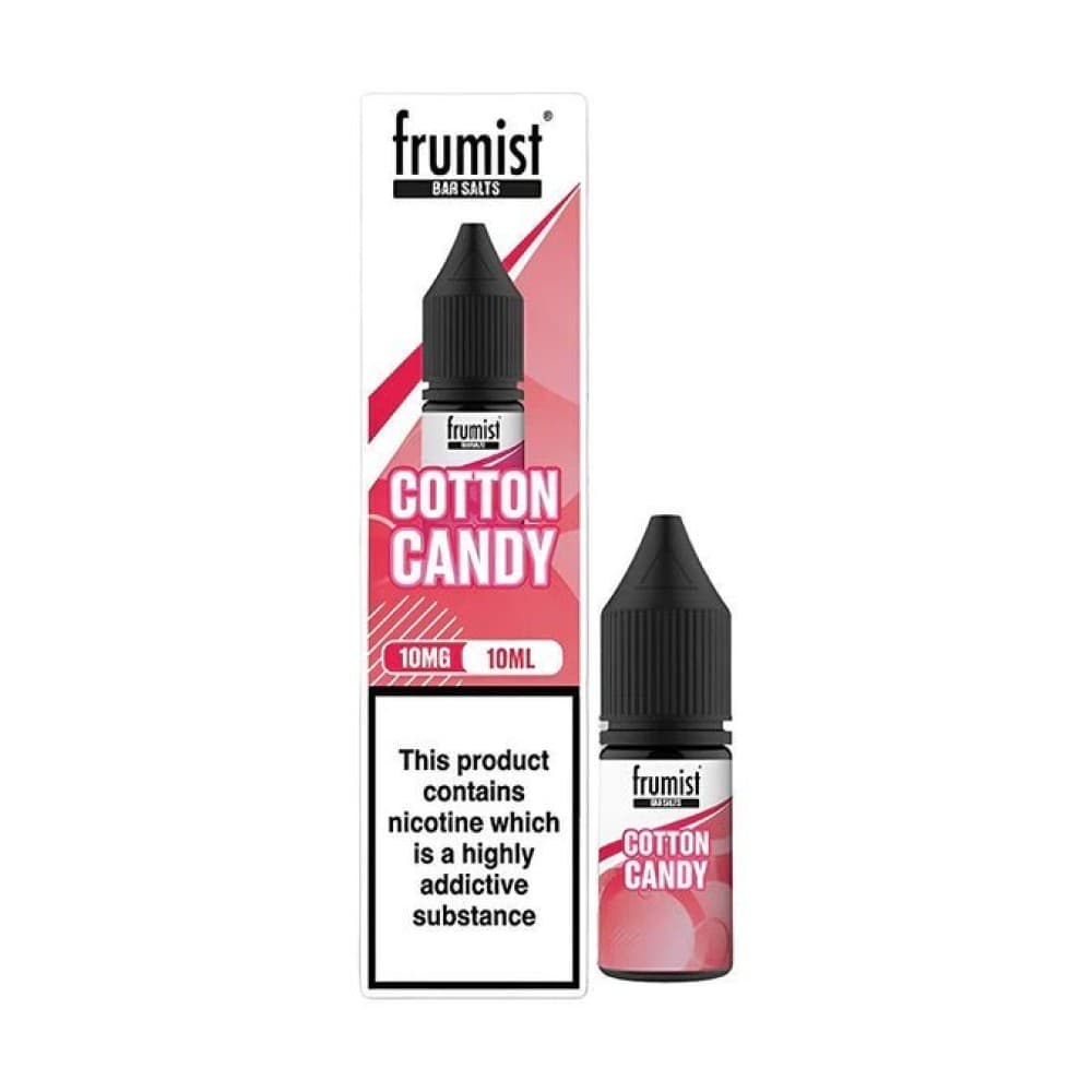  Cotton Candy / 10mg Frumist Bar Salt Nic Salts 10ml E-Liquid Pack of 10