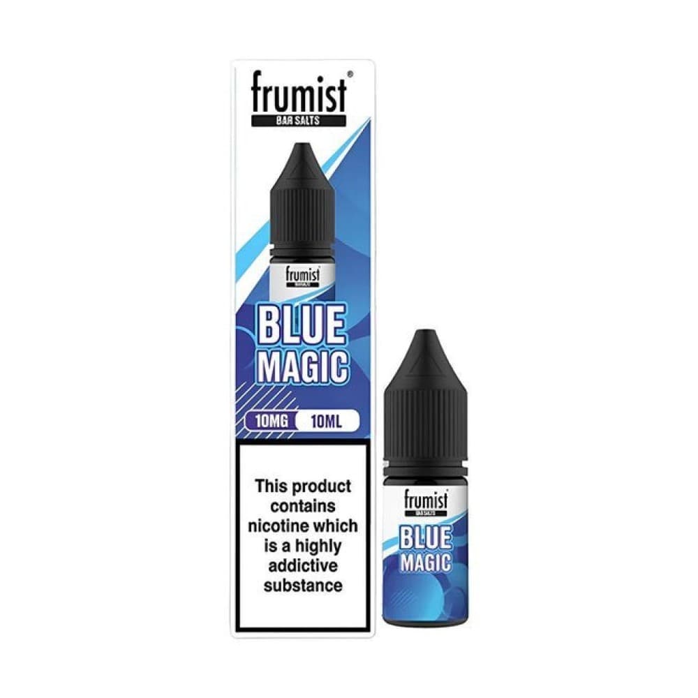  Blue Magic / 10mg Frumist Bar Salt Nic Salts 10ml E-Liquid Pack of 10