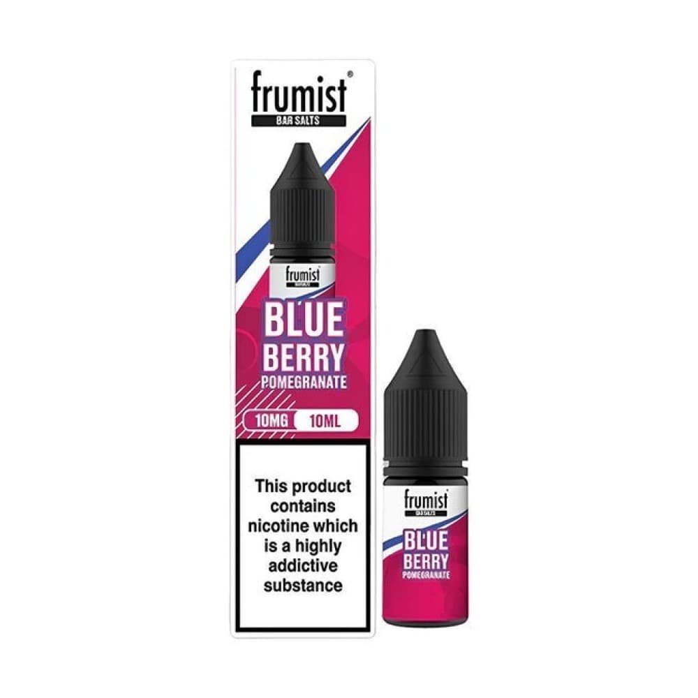  Blueberry Pomegranate / 10mg Frumist Bar Salt Nic Salts 10ml E-Liquid Pack of 10