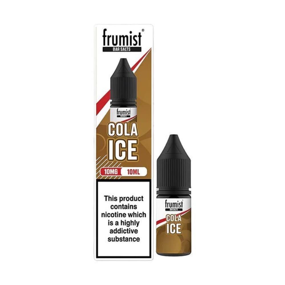  Cola Ice / 10mg Frumist Bar Salt Nic Salts 10ml E-Liquid Pack of 10