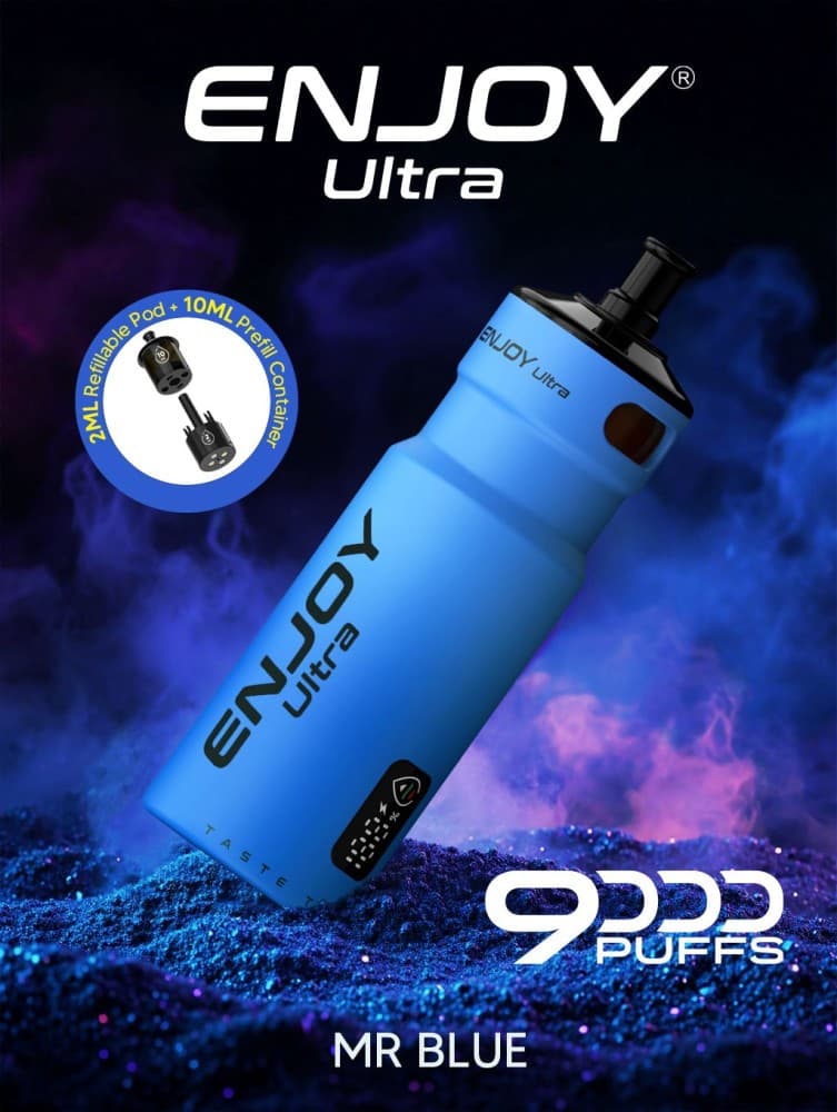  Mr Blue Enjoy Ultra 9000 Refill Pods Pack of 5
