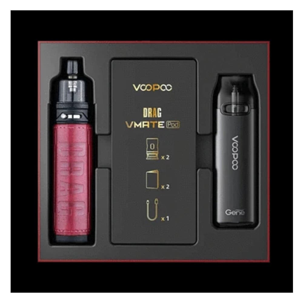  Marsala VooPoo Drag X & VMate PodKit | 80W | Wolfvapes
