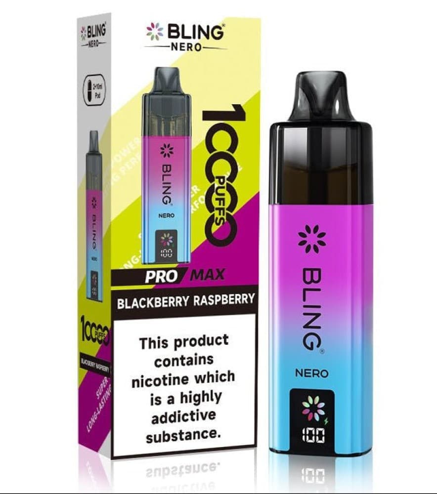  Blackberry Raspberry Crystal Bling Nero 10k Prefilled Pod Kit