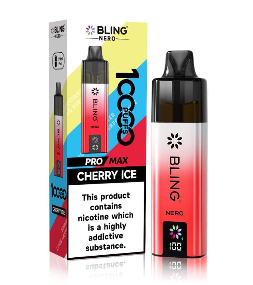  Cherry Ice Crystal Bling Nero 10k Prefilled Pod Kit