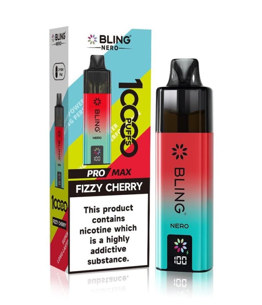  Fizzy Cherry Crystal Bling Nero 10k Prefilled Pod Kit