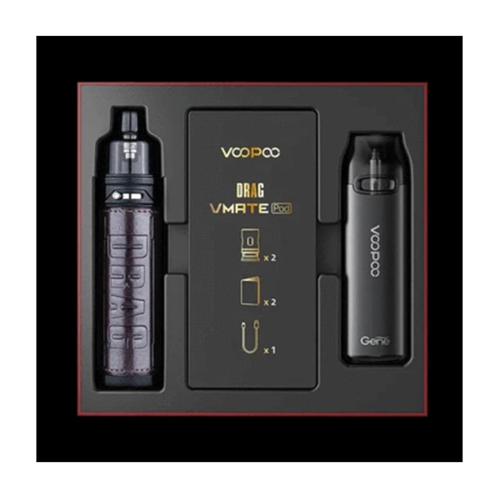  Chestnut VooPoo Drag S & VMate Pod Kit | 80W | Wolfvapes