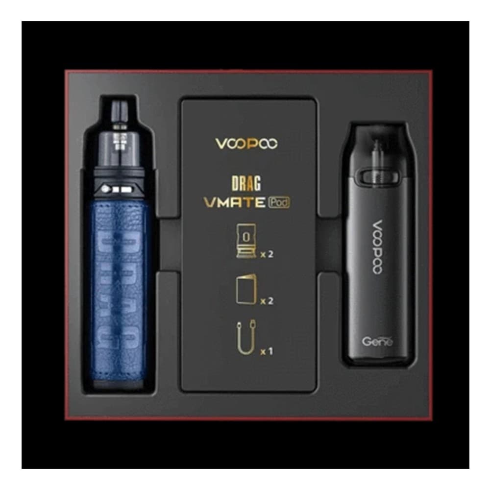  Galaxy Blue VooPoo Drag S & VMate Pod Kit | 80W | Wolfvapes