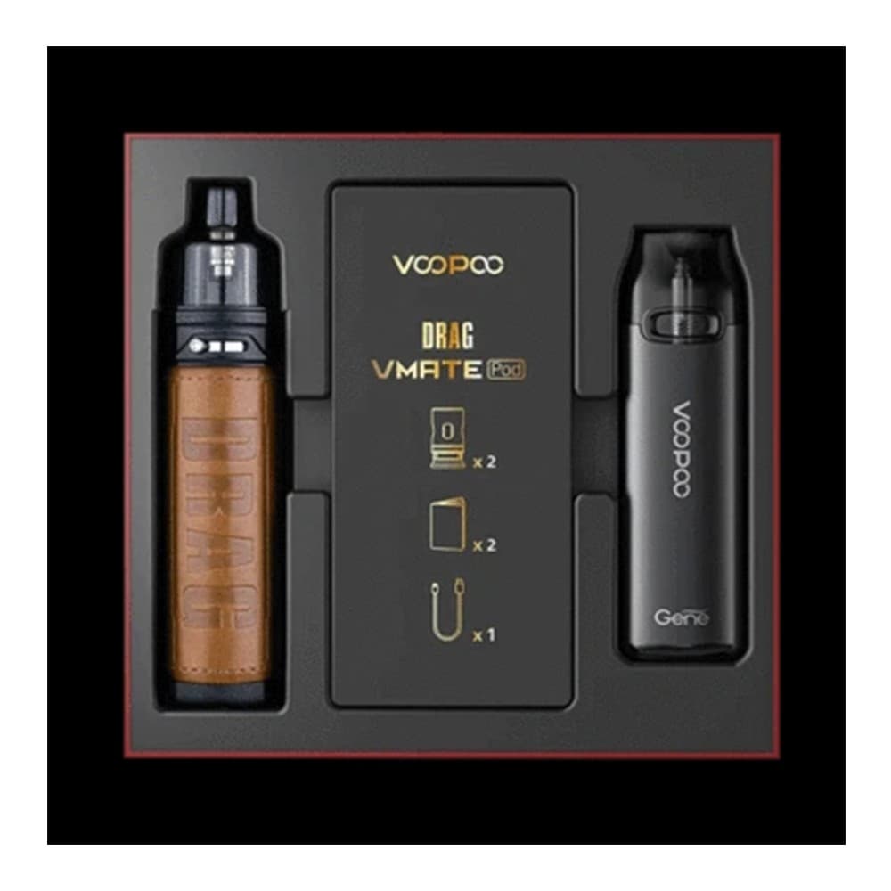  Retro VooPoo Drag S & VMate Pod Kit | 80W | Wolfvapes