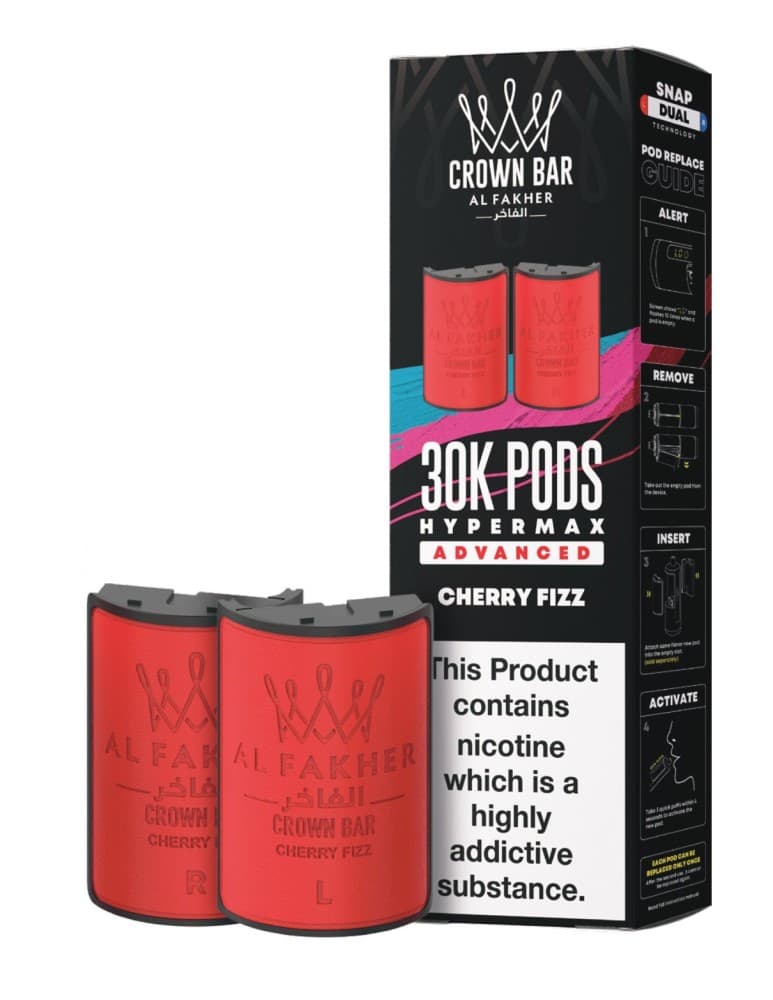  Cherry Fizz Al Fakher 30k Hypermax Refill Replacement Pods