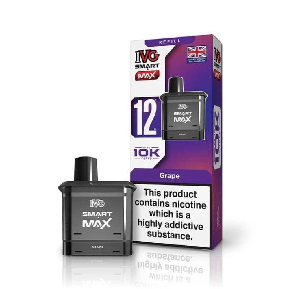  Grape IVG Smart Max 10k Prefilled Refill Pods