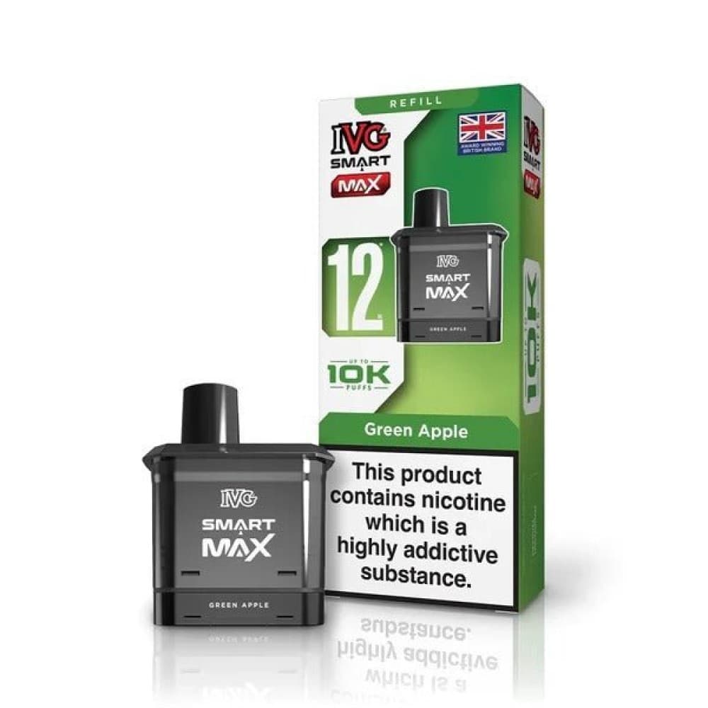  Green Apple IVG Smart Max 10k Prefilled Refill Pods