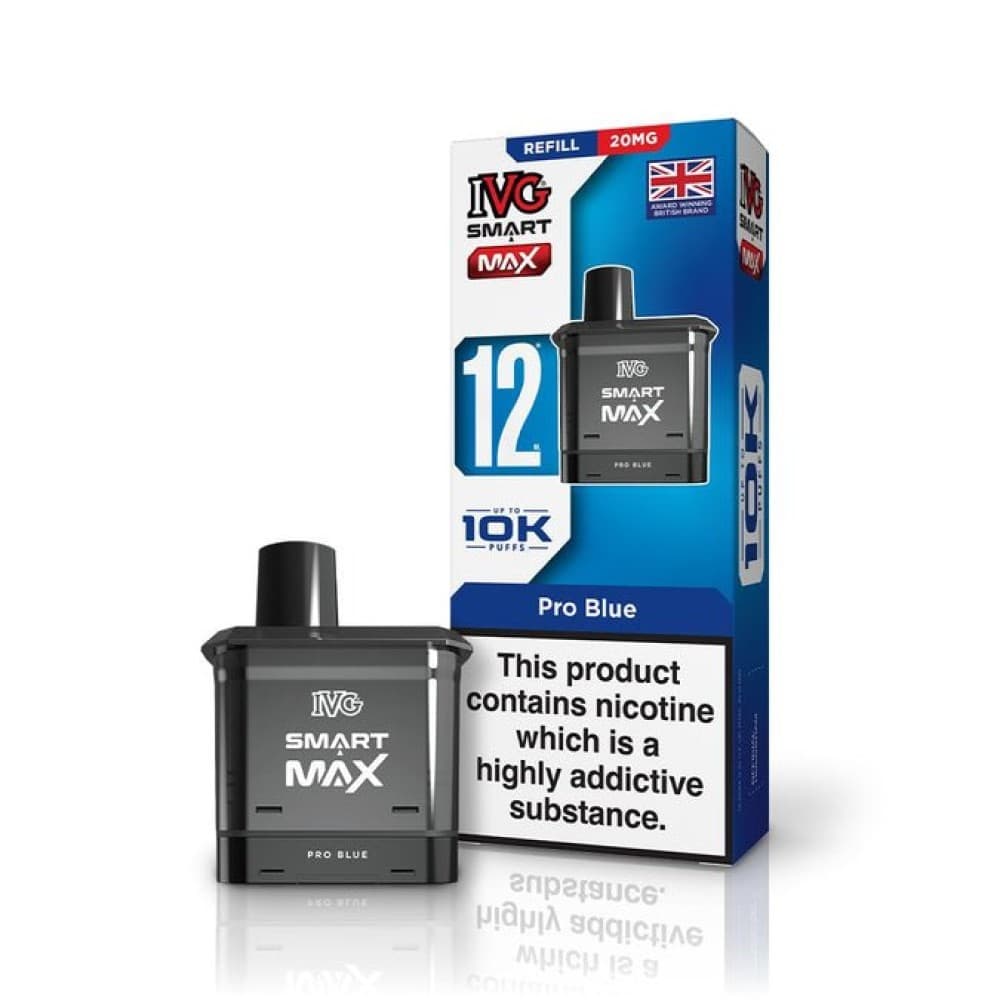  Pro Blue *New* IVG Smart Max 10k Prefilled Refill Pods