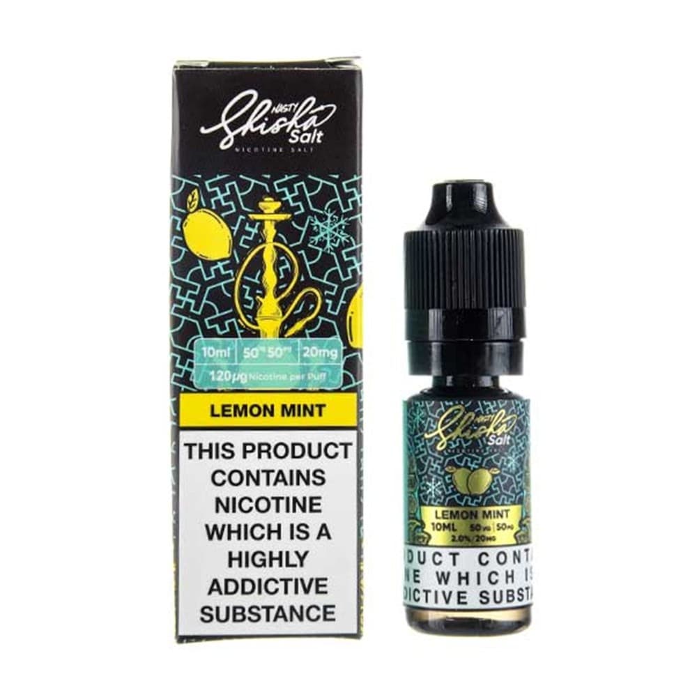  20mg Lemon Mint Nic Salt E-Liquid by Nasty Shisha | Wolfvapes